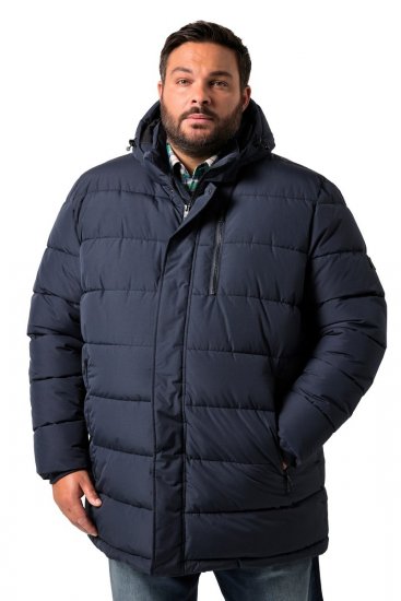 Men+ 426 Parka s kapucňou Námornícka modrá - Bundy - Bundy Nadmerné Veľkosti 2XL-8XL