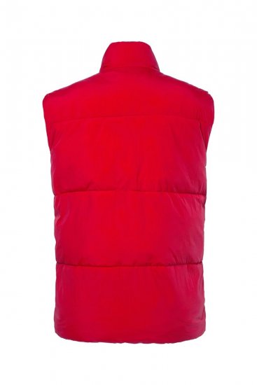 STHUGE 842684 Prešívaná vesta Červená - Bundy - Bundy Nadmerné Veľkosti 2XL-8XL