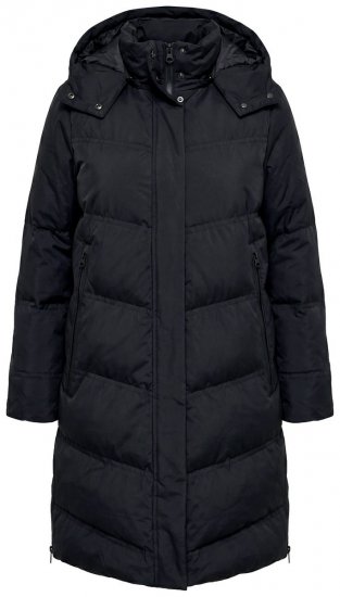 Ulla Popken SYMPATEX Triple Function Coat Black - Kabáty - Dámske kabáty veľkých veľkostí