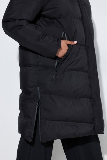 Ulla Popken SYMPATEX Triple Function Coat Black - Kabáty - Dámske kabáty veľkých veľkostí