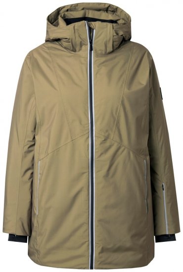 Ulla Popken 844034 Funkčná bunda Khaki - Bundy - Dámske bundy vo veľkých veľkostiach