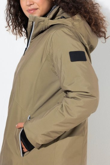 Ulla Popken 844034 Funkčná bunda Khaki - Bundy - Dámske bundy vo veľkých veľkostiach