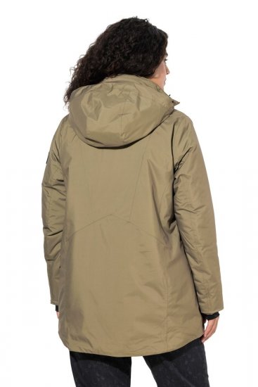 Ulla Popken 844034 Funkčná bunda Khaki - Bundy - Dámske bundy vo veľkých veľkostiach