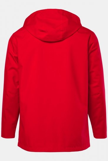 Jay-Pi 844210 Nepremokavá bunda so skladacou kapucňou Salsa červená - Bundy - Bundy Nadmerné Veľkosti 2XL-8XL