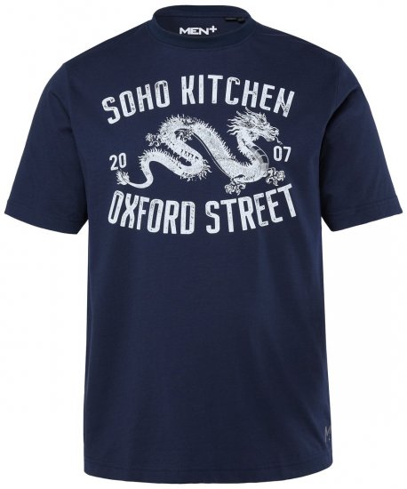 Men+ 298 Tričko Soho Kitchen Tmavomodrá - Tričká - Nadrozmerné tričká - 2XL-14XL