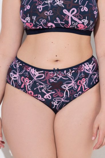 Ulla Popken 844495 Nohavičky 5 ks Slivková - Nohavičky - 
