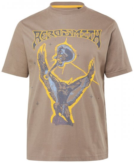 JP1880 844644 Aerosmith Tričko Tmavo taupe - Tričká s kapelami - Kapelové a hudobné tričká
