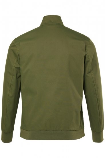 JP1880 844652 Bomber bunda s patentkami Khaki - Bundy - Bundy Nadmerné Veľkosti 2XL-8XL