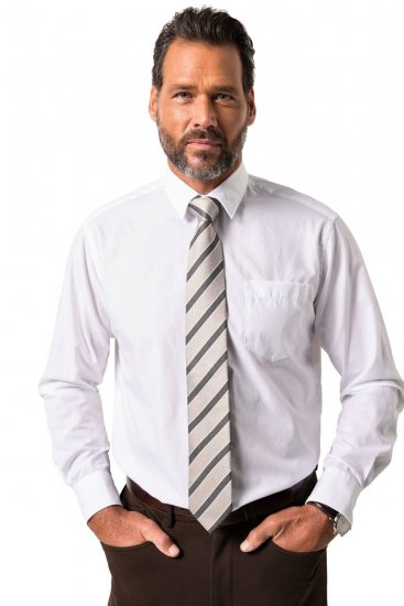 JP1880 Silk Tie Extra Long with Stripes - Kravaty a motýliky - 