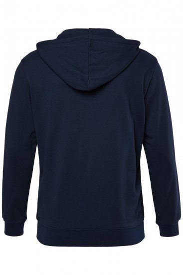 Men+ 957 Mikina s kapucňou na zips Tmavomodrá - Mikiny & mikiny bez kapucne - Mikiny & Mikiny s Kapucňou 2XL-12XL