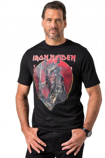 JP1880 845106 Iron Maiden Senjutsu Tričko Čierna - Tričká s kapelami - Kapelové a hudobné tričká