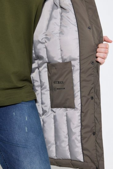 Ulla Popken 845111 Parka Tmavozelená - Kabáty - Dámske kabáty veľkých veľkostí
