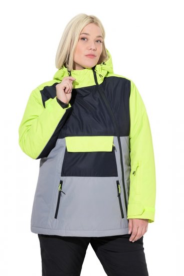 Ulla Popken 845115 Funkčný kabát Sivá - Kabáty - Dámske kabáty veľkých veľkostí