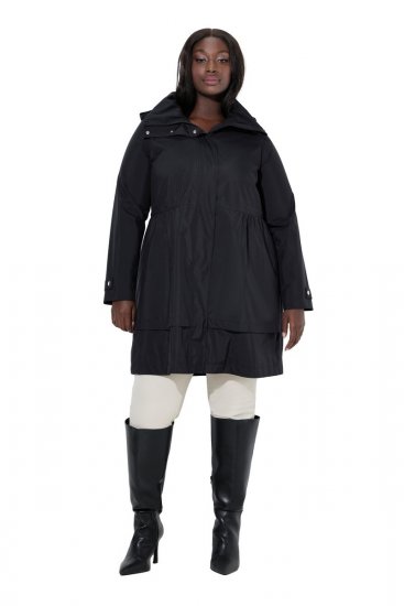 Ulla Popken SYMPATEX Triple Function Jacket Black - Bundy - Dámske bundy vo veľkých veľkostiach