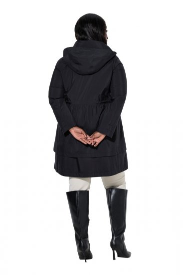Ulla Popken SYMPATEX Triple Function Jacket Black - Bundy - Dámske bundy vo veľkých veľkostiach
