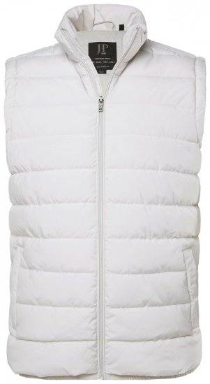 JP1880 846034 Outdoorová vesta Sivobéžová - Bundy - Bundy Nadmerné Veľkosti 2XL-8XL