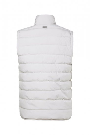 JP1880 846034 Outdoorová vesta Sivobéžová - Bundy - Bundy Nadmerné Veľkosti 2XL-8XL