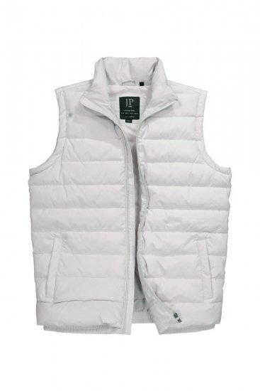 JP1880 846034 Outdoorová vesta Sivobéžová - Bundy - Bundy Nadmerné Veľkosti 2XL-8XL