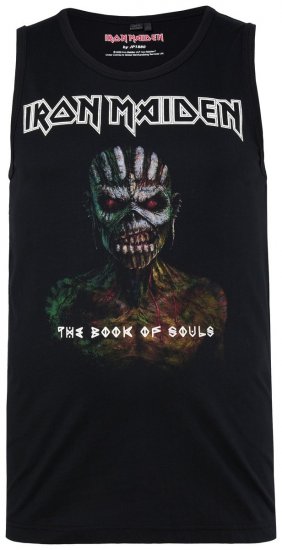 JP1880 849285 Iron Maiden The Book of Souls Tielko Čierna - Tričká s kapelami - Kapelové a hudobné tričká