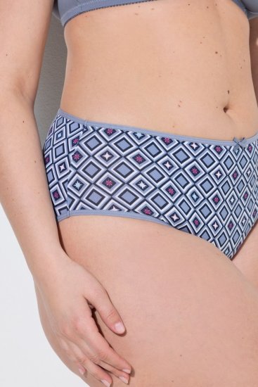 Ulla Popken 850077 Vzorované nohavičky 5 ks Svetlomodrá - Nohavičky - 