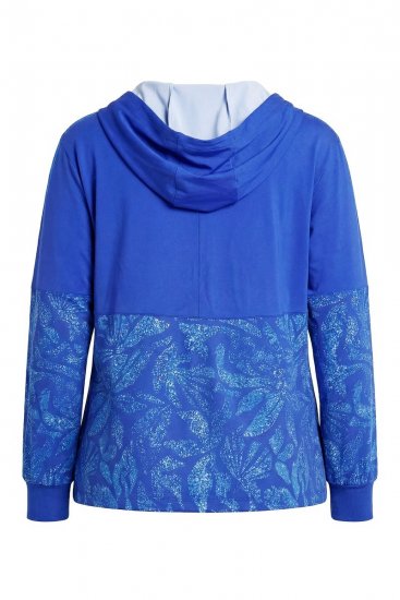 Ulla Popken 850339 Funkčná bunda Kráľovská modrá - Bundy - Dámske bundy vo veľkých veľkostiach