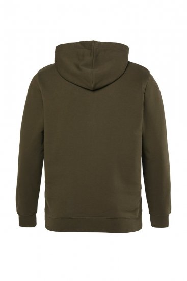 Men+ 375 Mikina s kapucňou na zips Heritage Denim Khaki zelená - Mikiny & mikiny bez kapucne - Mikiny & Mikiny s Kapucňou 2XL-12XL