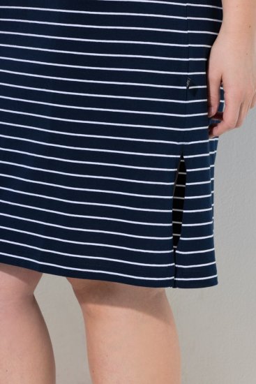 Ulla Popken 850401 Kvetovaná nočná košeľa Tmavomodrá - Nočné košele - 
