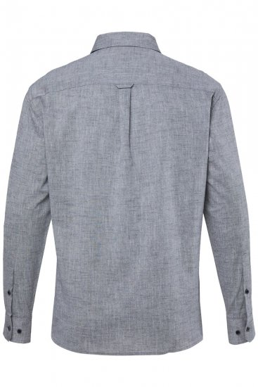 JP1880 850931 Chambray košeľa s dlhým rukávom Čierna TALL - TALL košele - TALL košele pre vysokých mužov