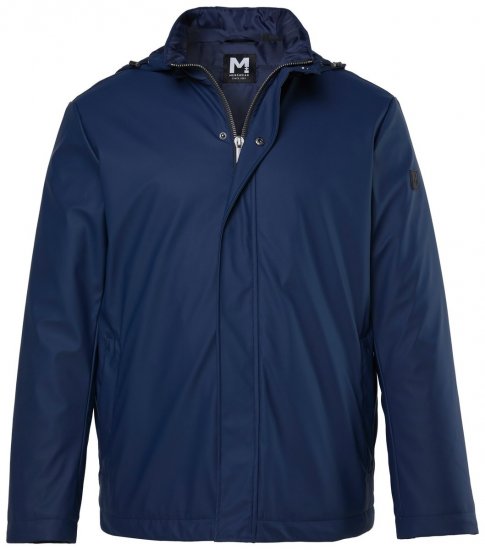 Men+ 566 Bunda s odnímateľnou kapucňou Tmavomodrá - Bundy - Bundy Nadmerné Veľkosti 2XL-8XL