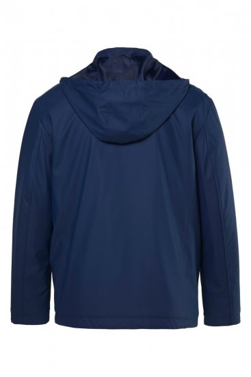 Men+ 566 Bunda s odnímateľnou kapucňou Tmavomodrá - Bundy - Bundy Nadmerné Veľkosti 2XL-8XL