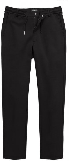 Men+ 663 Bilbao Flexlastic Žerzejové nohavice s pružným pásom Čierna - Obleky - Obleky 2XL-8XL