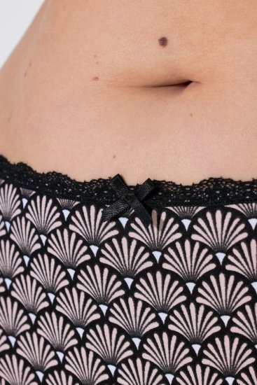 Ulla Popken 851730 Vzorované nohavičky 5 ks Béžová - Nohavičky - 