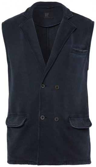 JP1880 851808 Teplákovová vesta Čierna TALL - TALL vesty - 