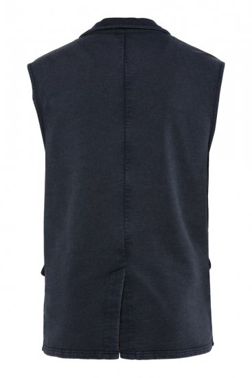 JP1880 851808 Teplákovová vesta Čierna TALL - TALL vesty - 