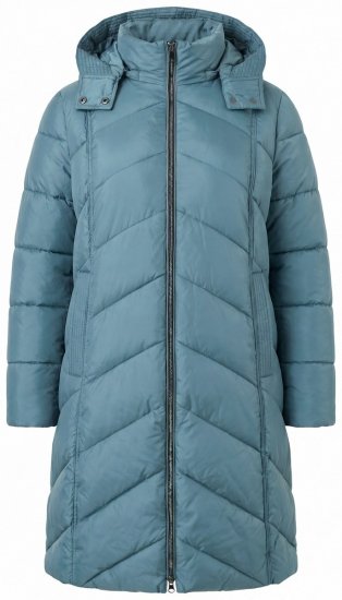 Ulla Popken 851842 Prešívaný kabát Khaki - Kabáty - Dámske kabáty veľkých veľkostí
