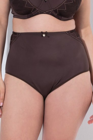 Ulla Popken 853062 Boxerky Hnedá - Nohavičky - 
