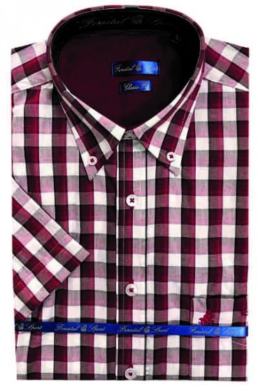 Forestal 901222E Check Shirt Red - Košele - Košele 2XL-10XL