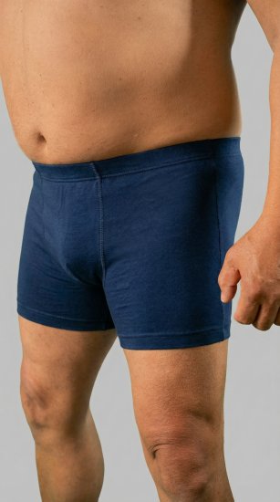 20 Nodi 978 Stretch Cotton Boxer with Internal Elastic Band Navy - Boxerky - Boxerky 2XL-12XL