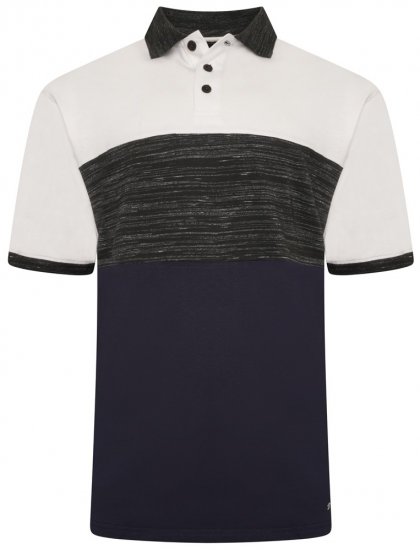 Kam Jeans 5484 Cut & Saw Inject Polo Shirt Charcoal - Polokošele - Polokošele 2XL-8XL