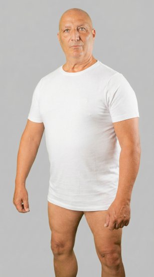 20 Nodi Mezzogiorno Sports T-Shirt White - Tričká - Nadrozmerné tričká - 2XL-14XL