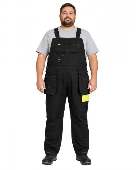 Adamo 109100 Montérky Čierne - Pracovné odevy - Pracovné Odevy 3XL-6XL