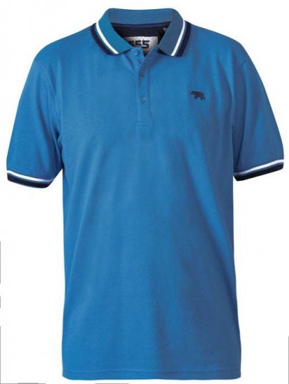 D555 Allante 2 Pique Polo Royal Blue - Polokošele - Polokošele 2XL-8XL