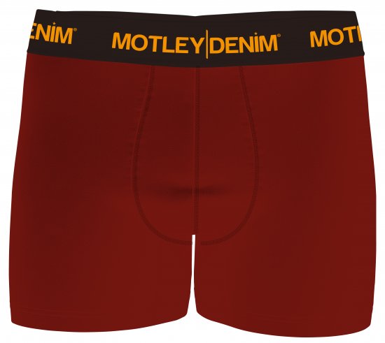 Motley Denim Amsterdam Boxershorts Red 2-pack - Spodná bielizeň - Spodné Prádlo 2XL-8XL