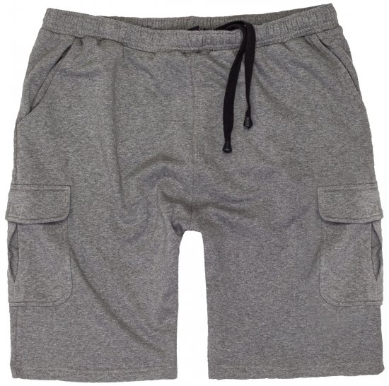 Adamo Athen Sweatshorts with Cargo pocket Grey - Tepláky & teplákové kraťasy - Tepláky & Teplákové kraťasy - 2XL-12XL
