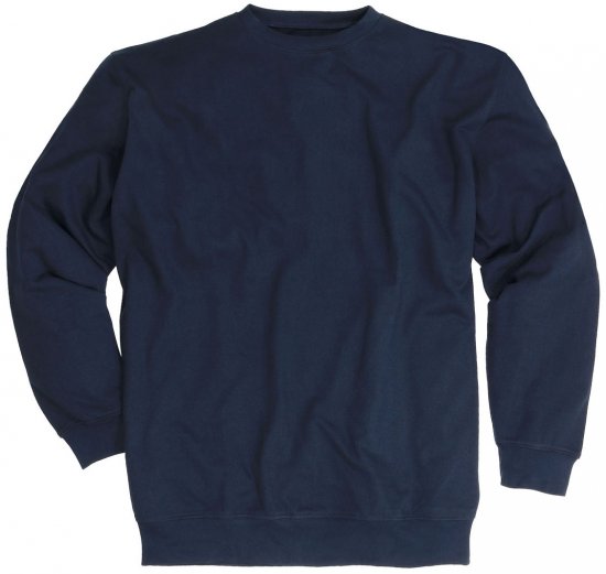 Adamo Athen Crew neck Sweatshirt Navy - Mikiny & mikiny bez kapucne - Mikiny & Mikiny s Kapucňou 2XL-12XL