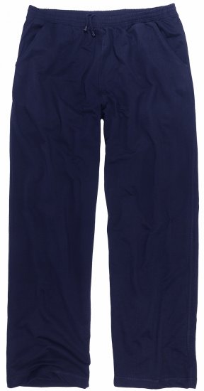 Adamo Athen Sweatpants with Open Hem Navy - Tepláky & teplákové kraťasy - Tepláky & Teplákové kraťasy - 2XL-12XL