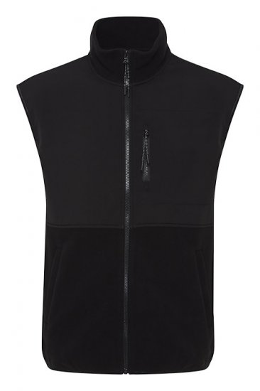 Blend Sweat Vest 4280 Black - Mikiny & mikiny bez kapucne - Mikiny & Mikiny s Kapucňou 2XL-12XL