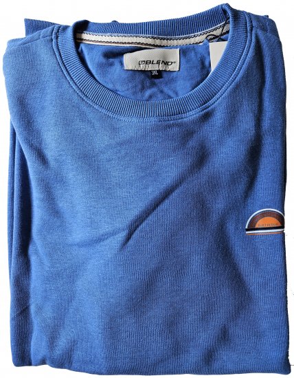 Blend 5055 Sweatshirt Delft - Mikiny & Mikiny bez kapucne - Mikiny & Mikiny s Kapucňou 2XL-12XL