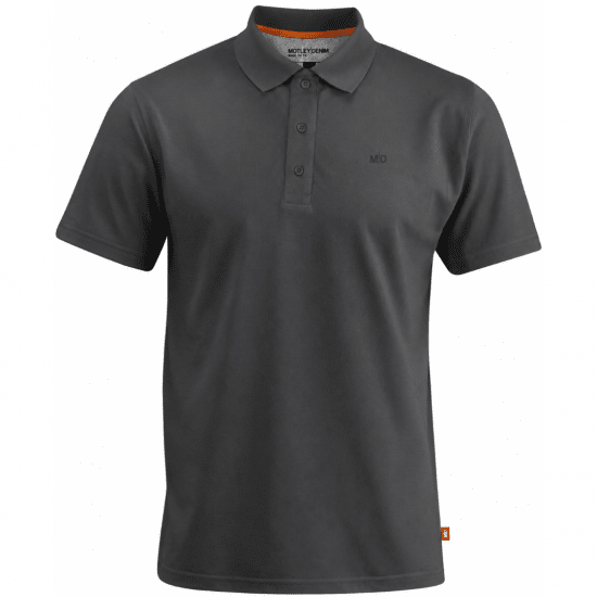 Motley Denim Bratislava Polo Charcoal - Polokošele - Polokošele 2XL-8XL