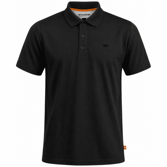 Motley Denim Bratislava Polo Black - Polokošele - Polokošele 2XL-8XL